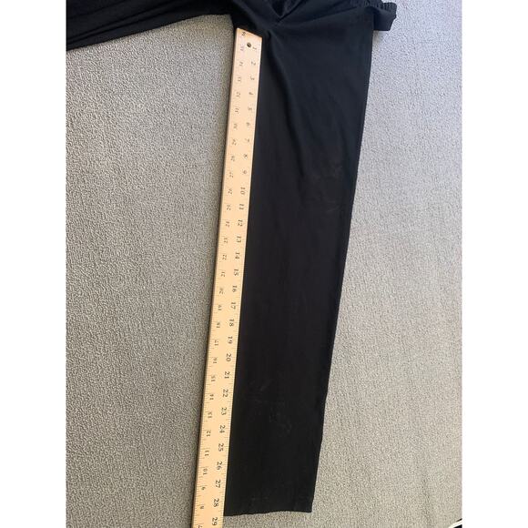 Vintage Nike Women Small Petite Black Straight Leg Pants Made in Taiwan 90's Y2K - Picture 7 of 14